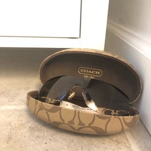 Coach Sunglasses 9118/13 (Gold/White)